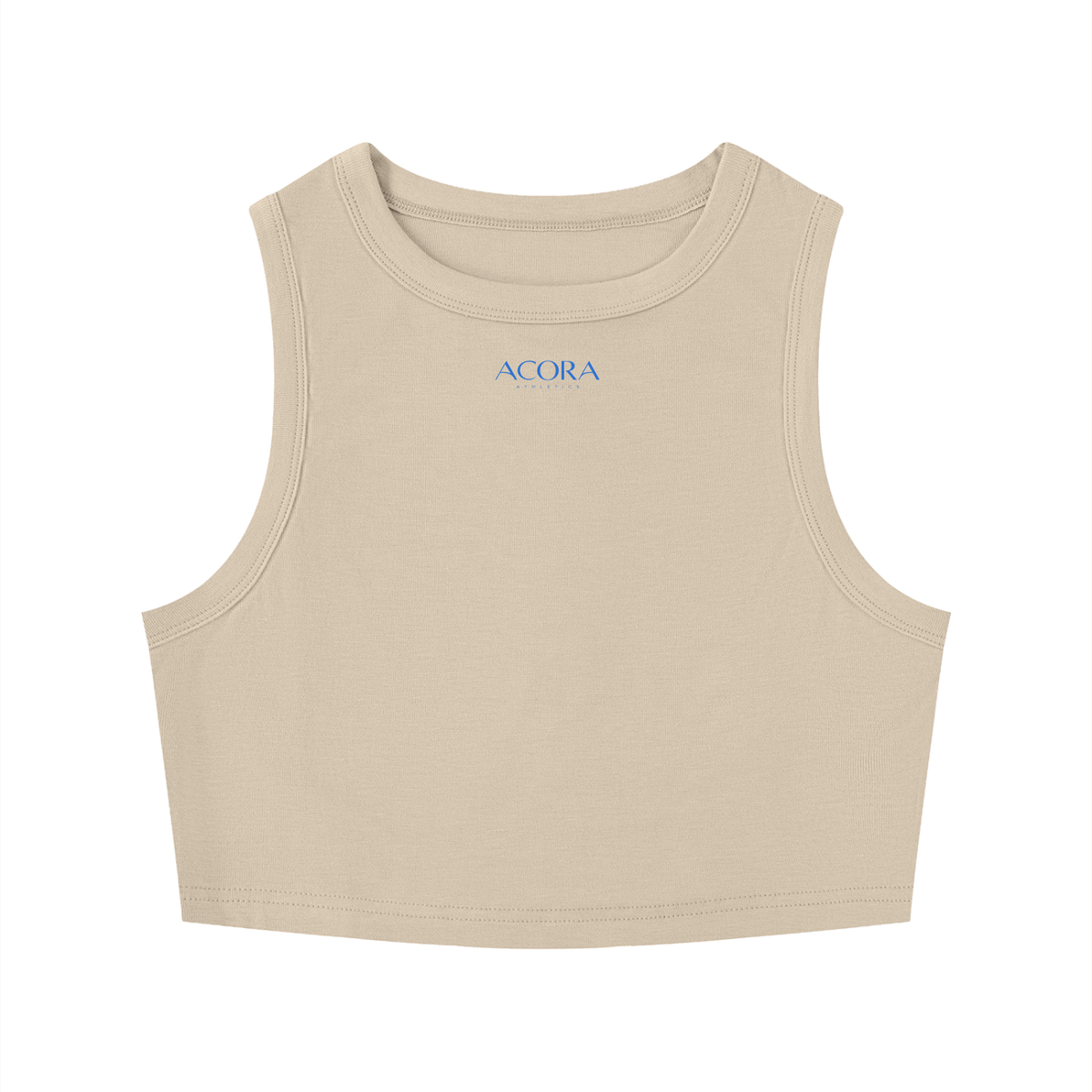 ACORA Women's Tight Crewneck Crop Tank