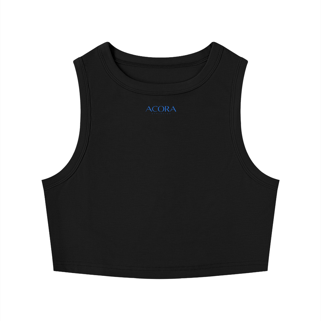 ACORA Women's Tight Crewneck Crop Tank