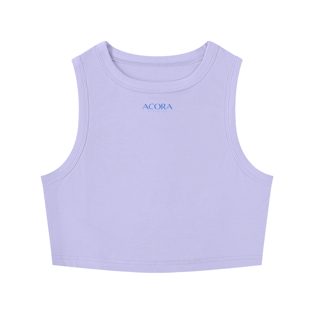 ACORA Women's Tight Crewneck Crop Tank